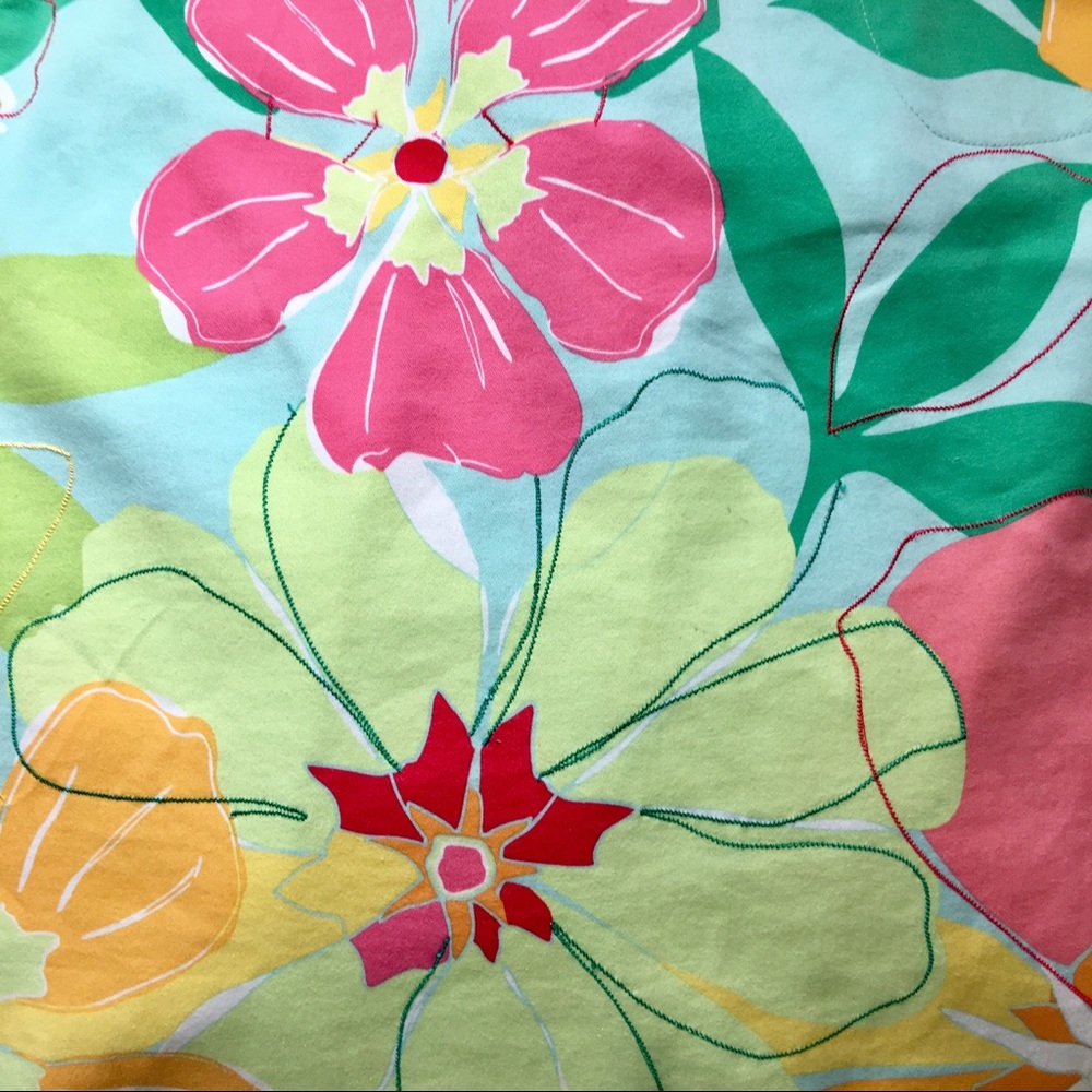 Talbots pastel floral burst stretch skirt!💐 SALE! - Picture 4 of 7